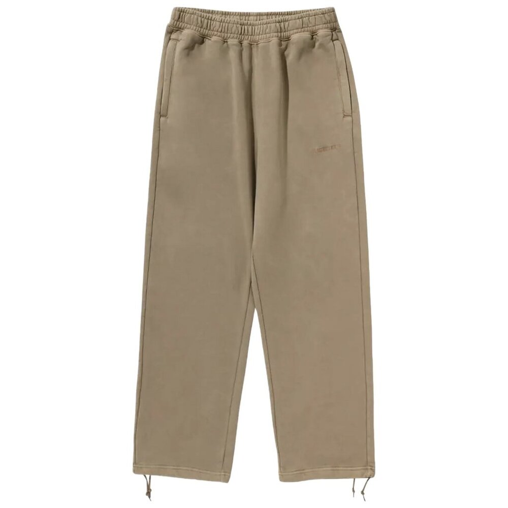 BAPE Logo Relaxed Fit Sweatpants Beige | A Bathing Ape